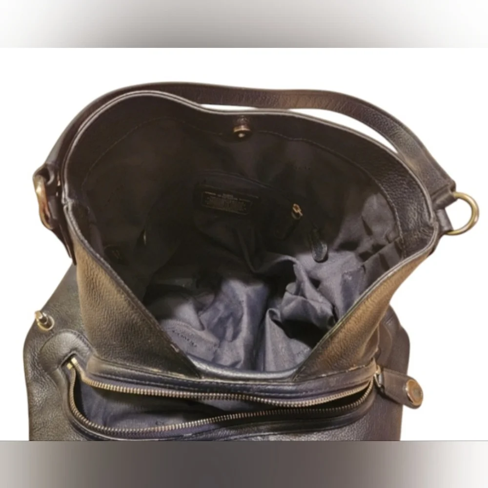 Women's Authentic Coach Edie 31 Floral Rivets Leather Shoulder Bag - Picture 7 of 10